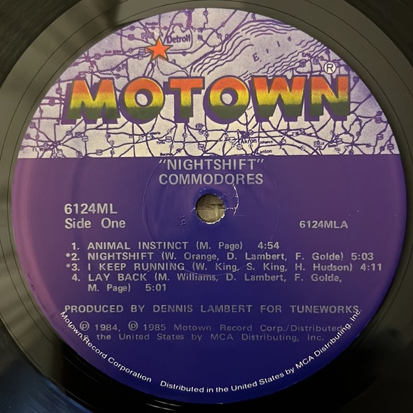 Commodores - “Nightshift” Vinyl LP - Picture 4 of 5